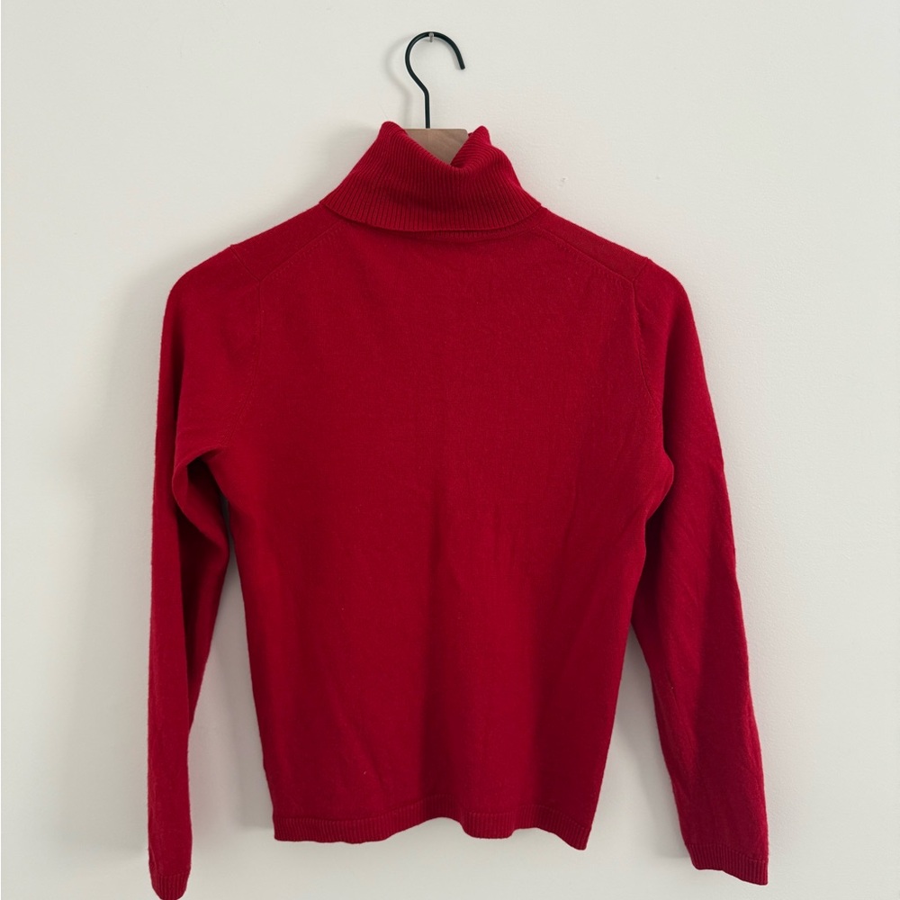 Vintage Pendleton Red Turtleneck Sweater - MEDUIM